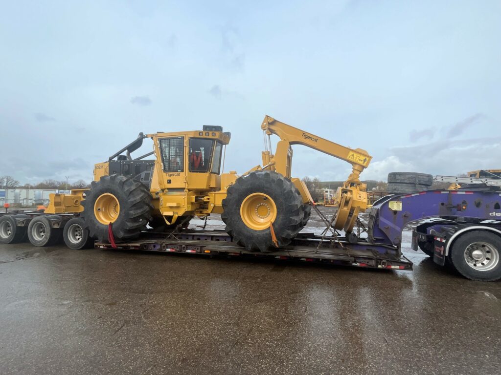 Equipment on Trailer