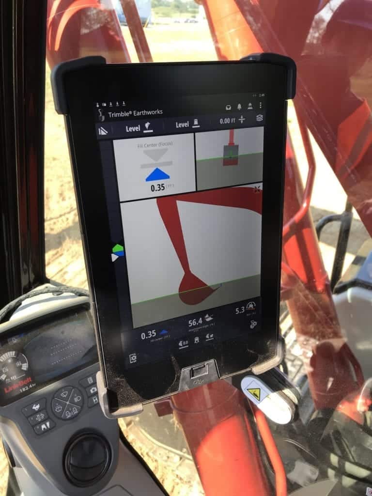 Precision Grade dashboard for exacting measurements