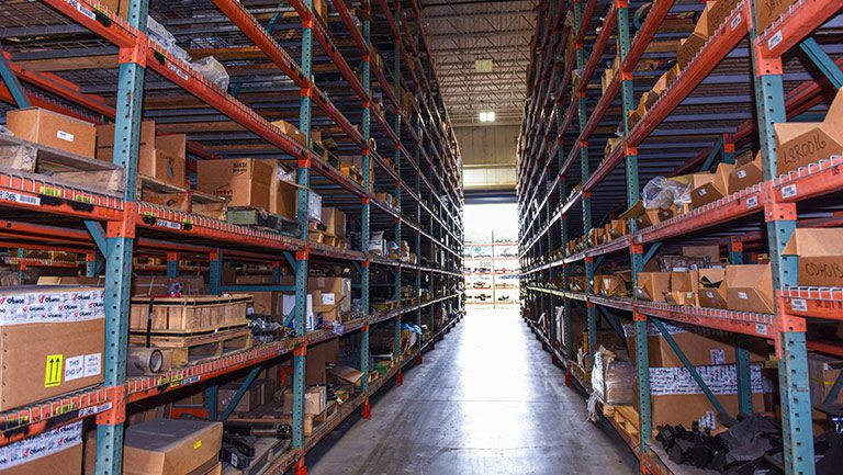 Heavy Machinery Parts Warehouse